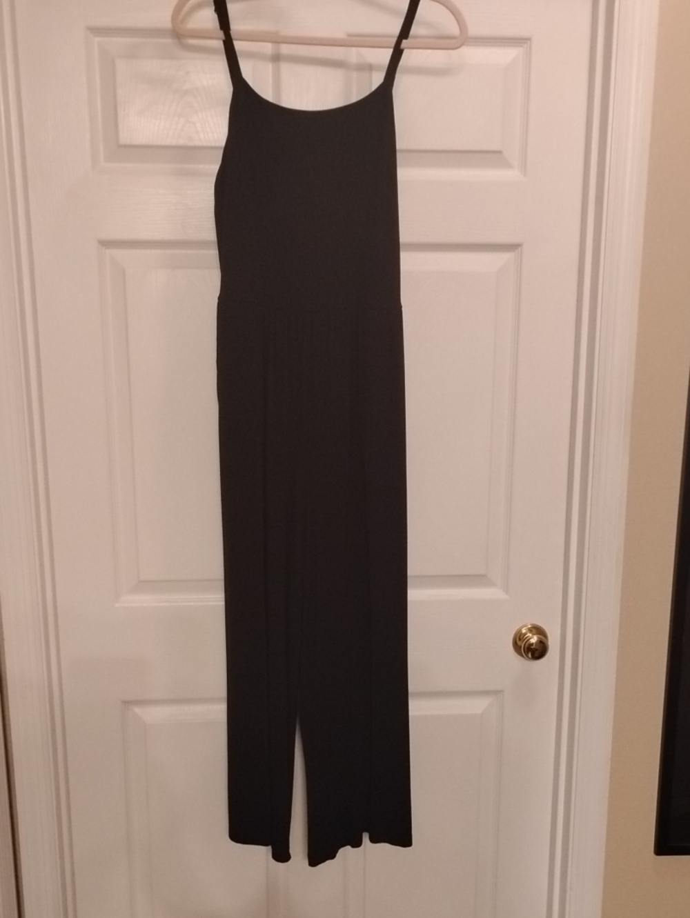 Black Women's Wide-Leg Jumpsuit
